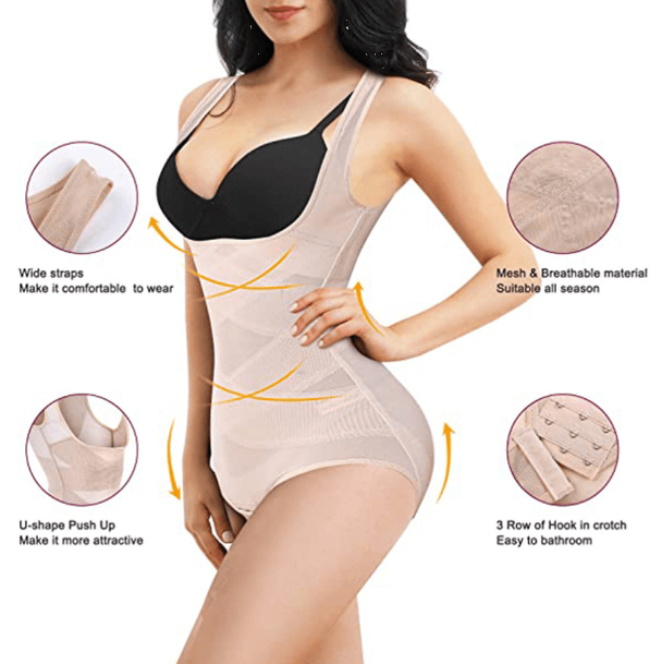 Оформящо боди LUMINA Beige